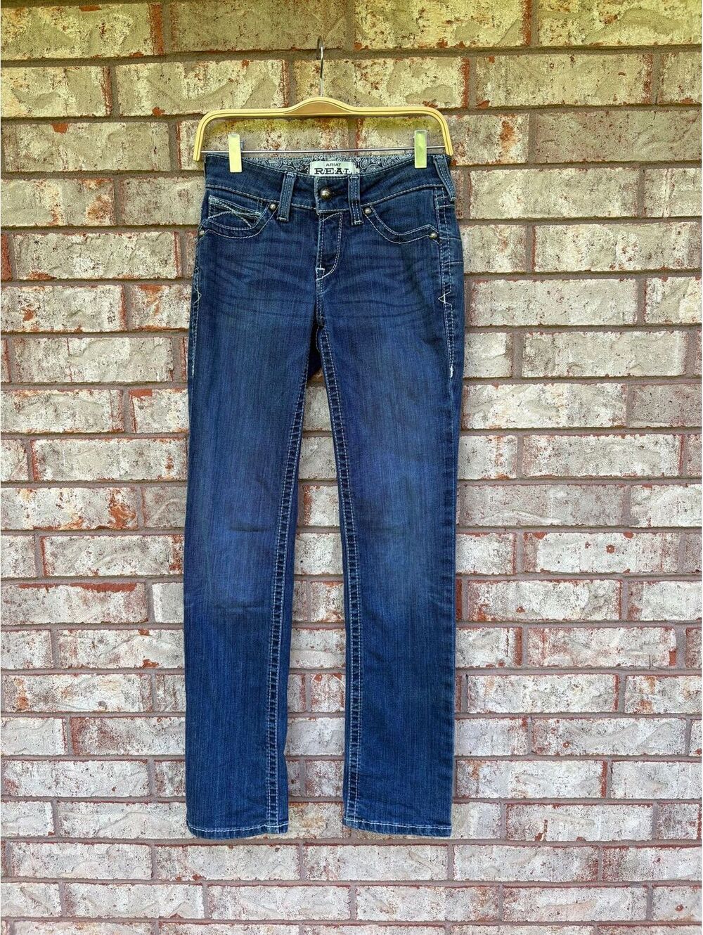 Ariat Real Straight Icon Jeans Size 26